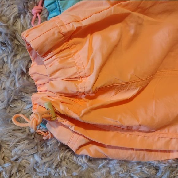 Zenana Neon Coral High-Waisted Smocked Lounging Pants - Picture 5 of 5